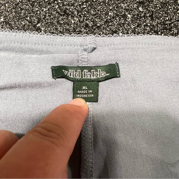 NWT Wild Fable High Rise A- Line Slate Gray Skort- XL - Picture 6 of 10